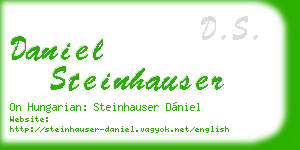 daniel steinhauser business card